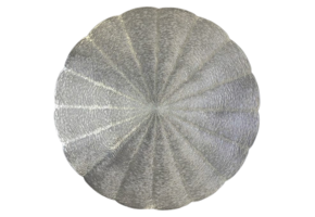 Placemat naam Zilver ø 35 cm