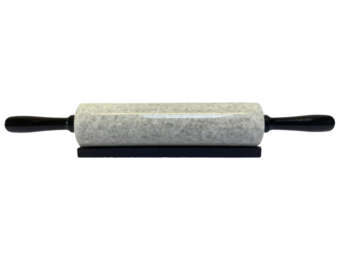 Deegroller - Marmer - Wit - 25 cm