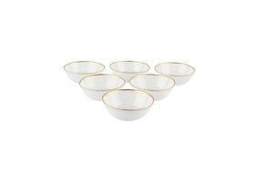 Bricard Kronos Kommen set - Wit/Goud