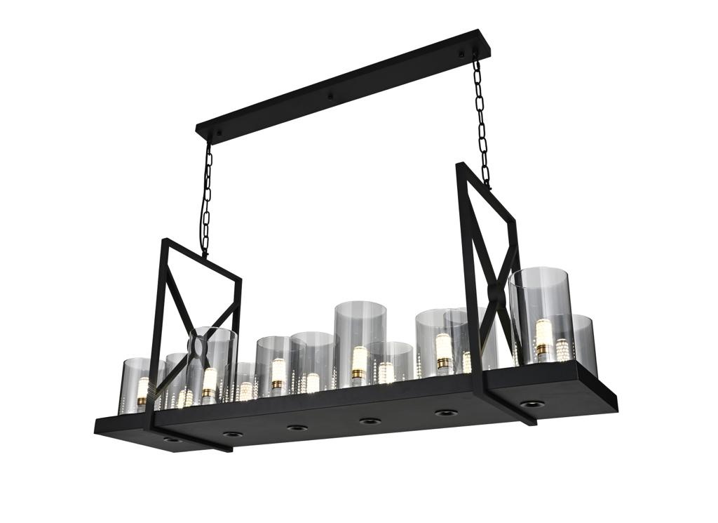 Hanglamp Dominique - Antraciet - 120 x 30 cm