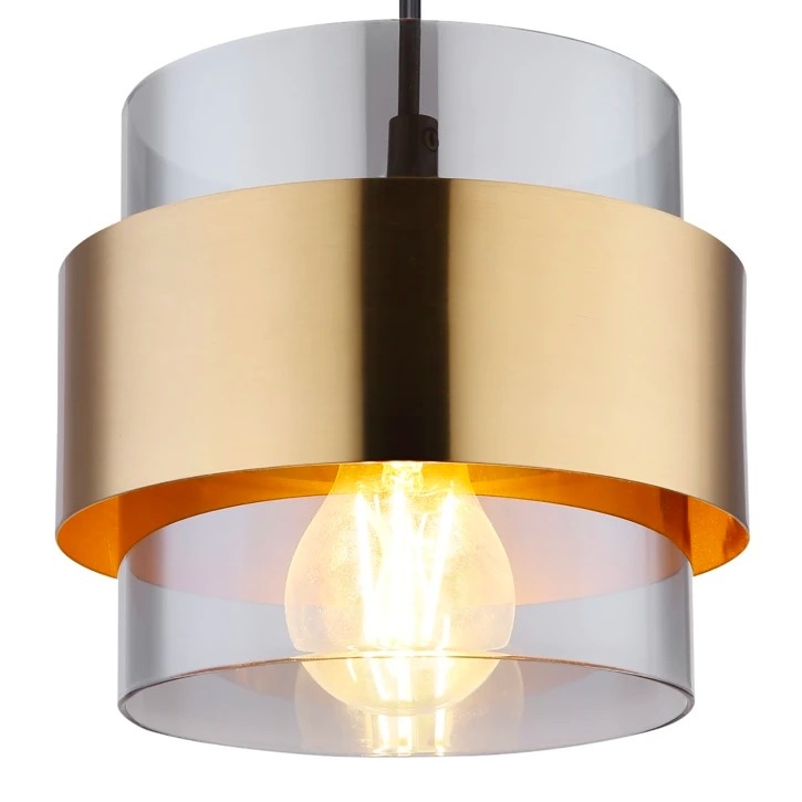 Hanglamp - Madrid - 3 lichts - Smoke Glass