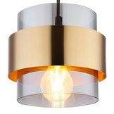 Hanglamp - Madrid - 7 lichts - Smoke Glass