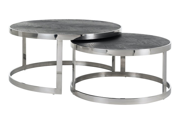 Salontafel Doblo Black Bonito set van 2