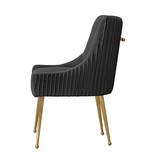 Eetkamerstoel Arona - Zwart / Goud