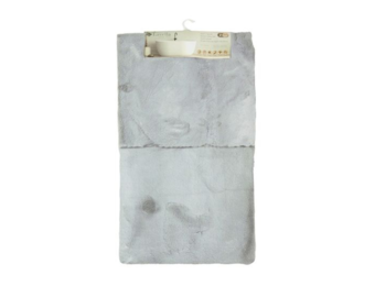 Fluffy - Zacht - Badmat Set - Lichtgrijs - 2-Delig