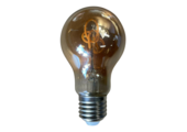 LED Lamp Edison Bol Amberglas 4W E27