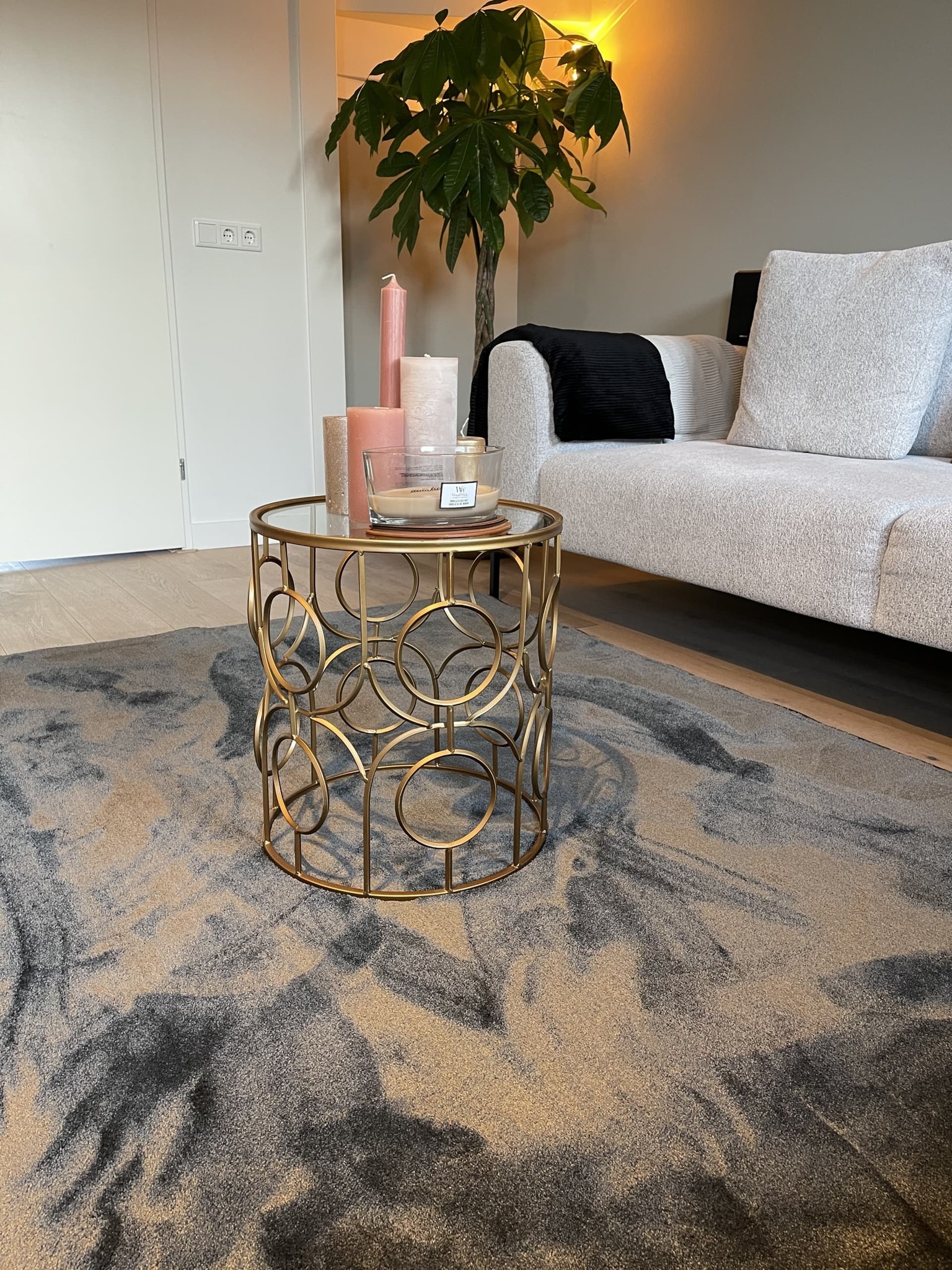 Maine Vloerkleed Antraciet - Eric Kuster Stijl vloerkleed