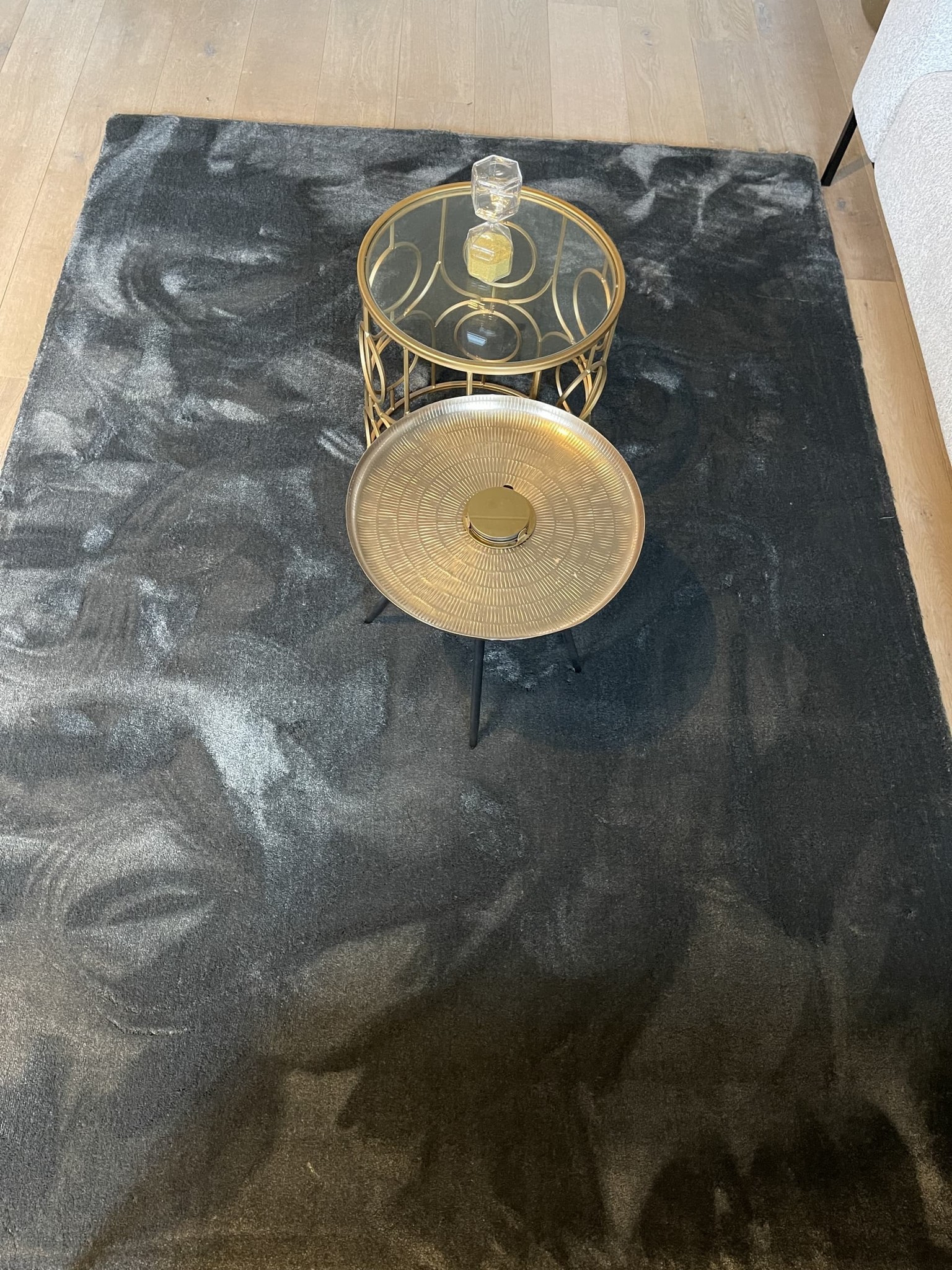 Maine Vloerkleed Antraciet - Eric Kuster Stijl vloerkleed