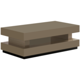 Salontafel Blox - Hamburger - Champagne - Hoogglans - Rechthoekig