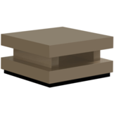 Salontafel Blox - Hamburger - Champagne - Hoogglans - Vierkant