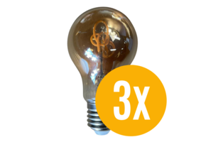 3 x Bundel LED Lamp Bol E27