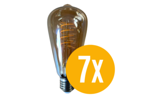 7 x Bundel LED Lamp Peer E27