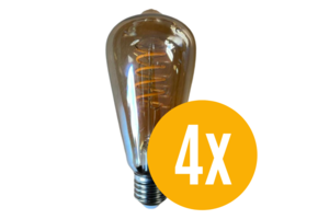 4 x Bundel LED Lamp Peer E27
