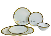 Bricard Dole Serviesset set 25-delig Wit/Goud