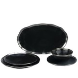 Bricard Dole Serviesset set 25-delig Zwart/Zilver