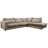 Hoekbank Rio Taupe Velvet