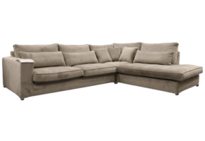 Hoekbank Rio Taupe Velvet