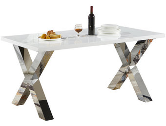Eettafel Magnum Zilver / Wit