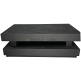 Black Bonito - Hamburger salontafel - visgraat look