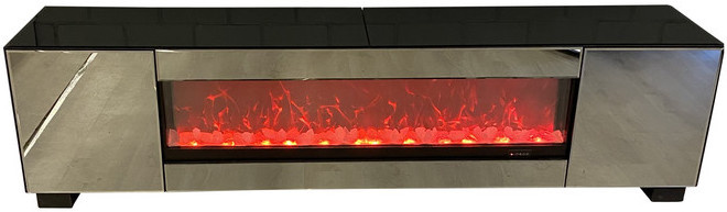 Eettafel Blocci Spiegel Glas - Antraciet