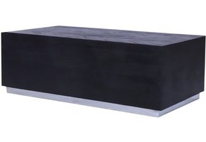 Black Bonito - Bloktafel - visgraat look - 130 x 70 cm