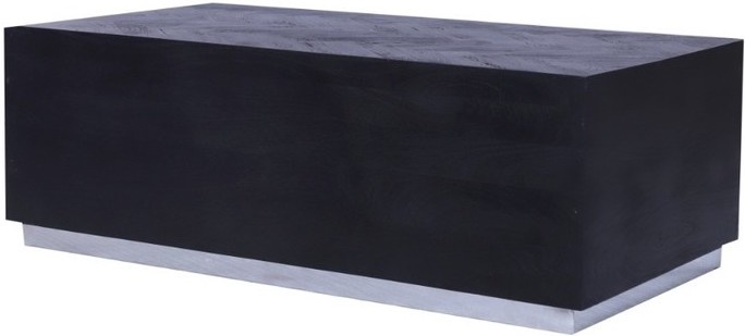Black Bonito - Bloktafel - visgraat look - 130 x 70 cm