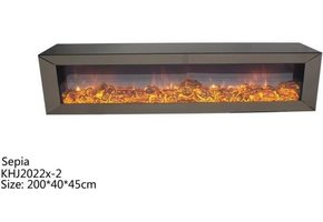 Tv-meubel Dubai Spiegelglas - Sepia