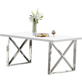 Eettafel Rixos Wit MDF 160 x 90 cm