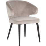 Eetkamerstoel Ankara Taupe  / Zwart