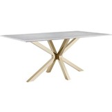 Eettafel Octopus Terni - Goud/Marmer- 180cm