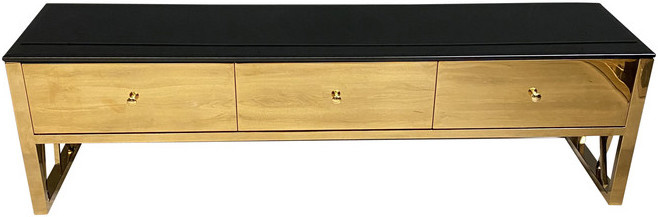 Eettafel Aspen Goud 180 x 90 cm