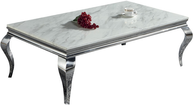 Salontafel Polo Wit Marmer 130 x 70 cm