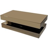 Salontafel Spiegelglas Sepia Hamburger | Blocci