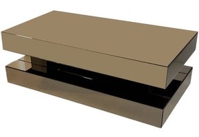 Salontafel Spiegelglas Sepia Hamburger | Blocci