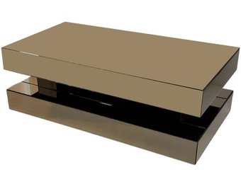 Salontafel Spiegelglas Sepia Hamburger | Blocci