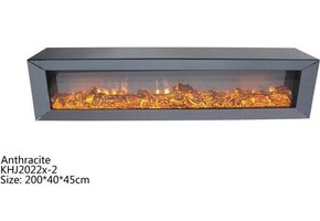 Tv-meubel Dubai Spiegelglas - Antraciet