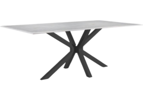 Salontafel Octopus Marmer Wit - Zwart