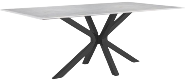 Salontafel Octopus Marmer Wit - Zwart