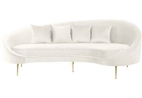 Zitbank Savera - Beige Velvet Goud