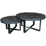 Salontafel Crox - Black Bonito - set van 2