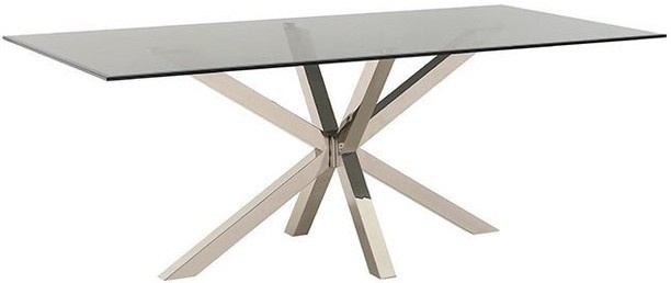 Eettafel Octopus Terni - Helder glas - 200cm