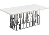 Eettafel Taranto  - Zilver - 180 x 90 cm