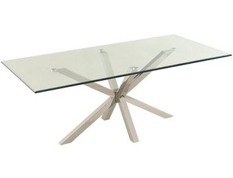 Salontafel Octopus Terni - Helder glas - 130x70cm