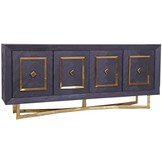 Dressoir Chess Goud - visgraat look - 200x40x85cm