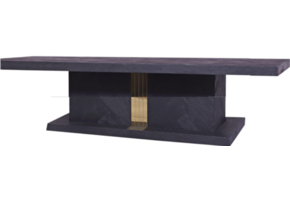 Chess - Blok salontafel - Goud - visgraat look