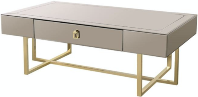 Salontafel Cambridge Sepia / Goud