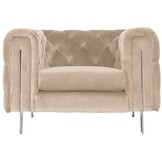 Campania Fauteuil | Taupe Stof