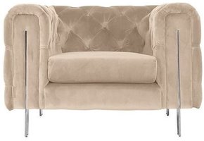 Campania Fauteuil | Taupe Stof