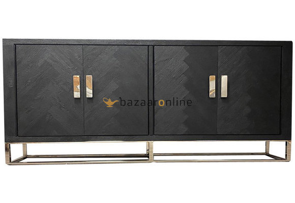 Dressoir Black Bonito - Zilver