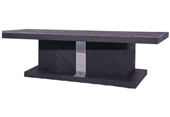 Chess - Blok salontafel - Zilver - visgraat look